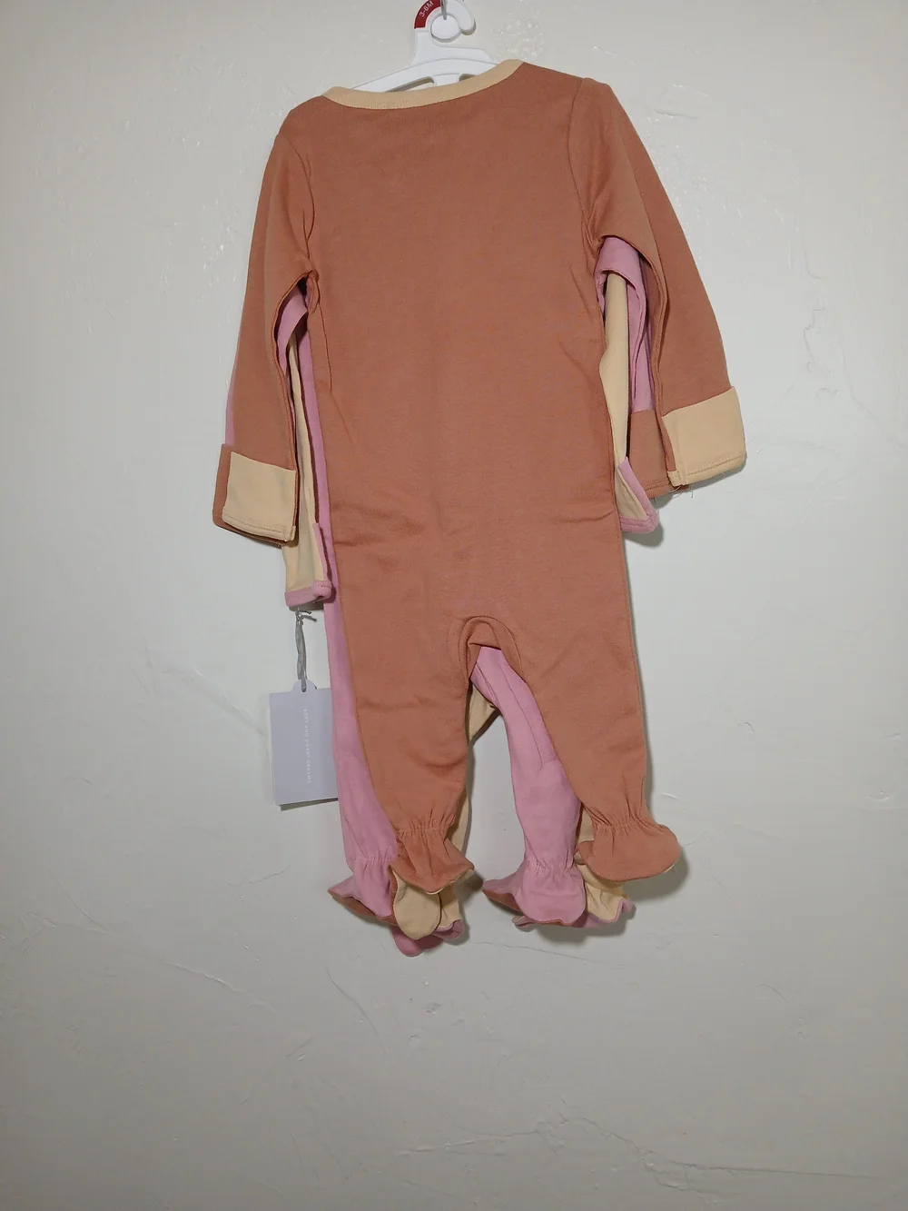 Cloud Island Baby Inverted Zipper Footed Sleepers(3-Pack) 3-6 Mos. NWT